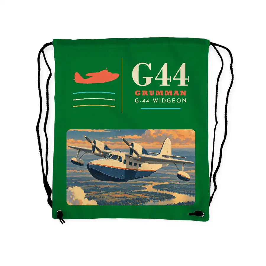 Grumman G-44 Widgeon - Drawstring Bag - Classic - Green