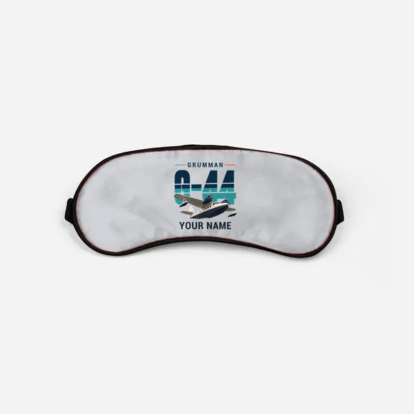 Grumman G-44 Widgeon - Original + Name - Sleep Mask - Light Gray