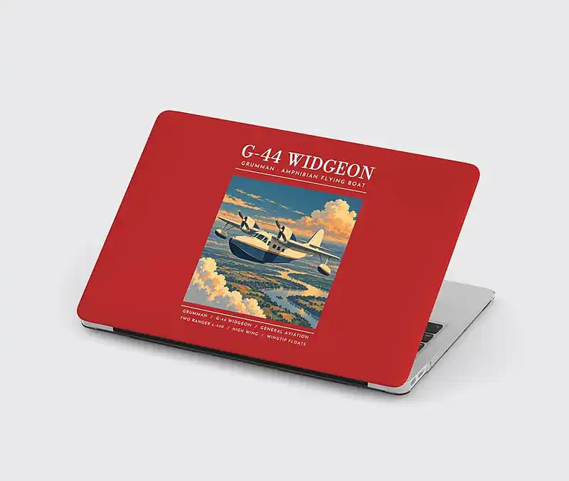Grumman G-44 Widgeon - Poster - MacBook Case - Red