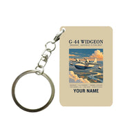 Thumbnail for Grumman G-44 Widgeon - Poster + Name - Key Chain - Beige