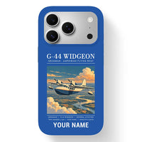 Thumbnail for Grumman G-44 Widgeon - Poster + Name - MagSafe iPhone 17 Pro - Blue