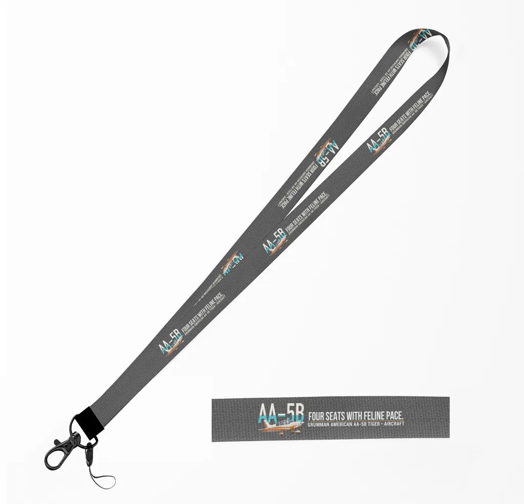 Grumman American AA-5B Tiger lanyard - gray