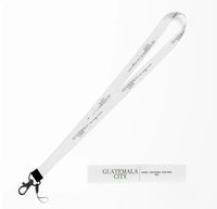 Thumbnail for Guatemala City City Series lanyard - white