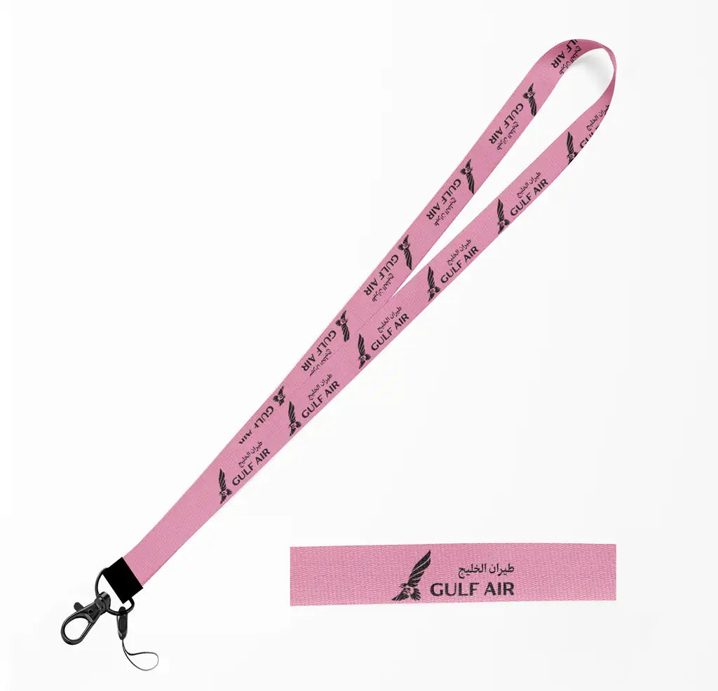 Gulf Air lanyard - pink