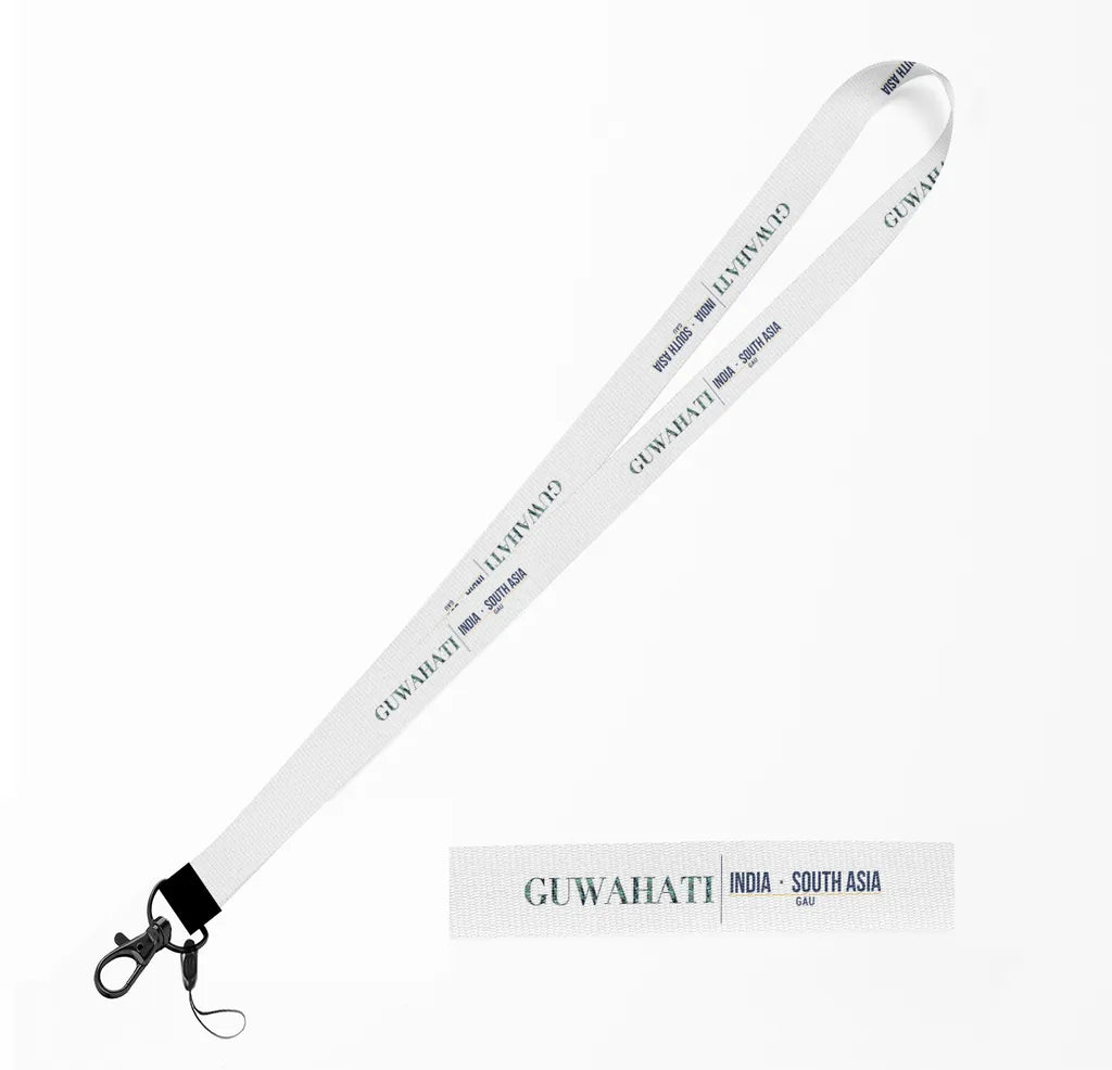 Guwahati City Series lanyard - white