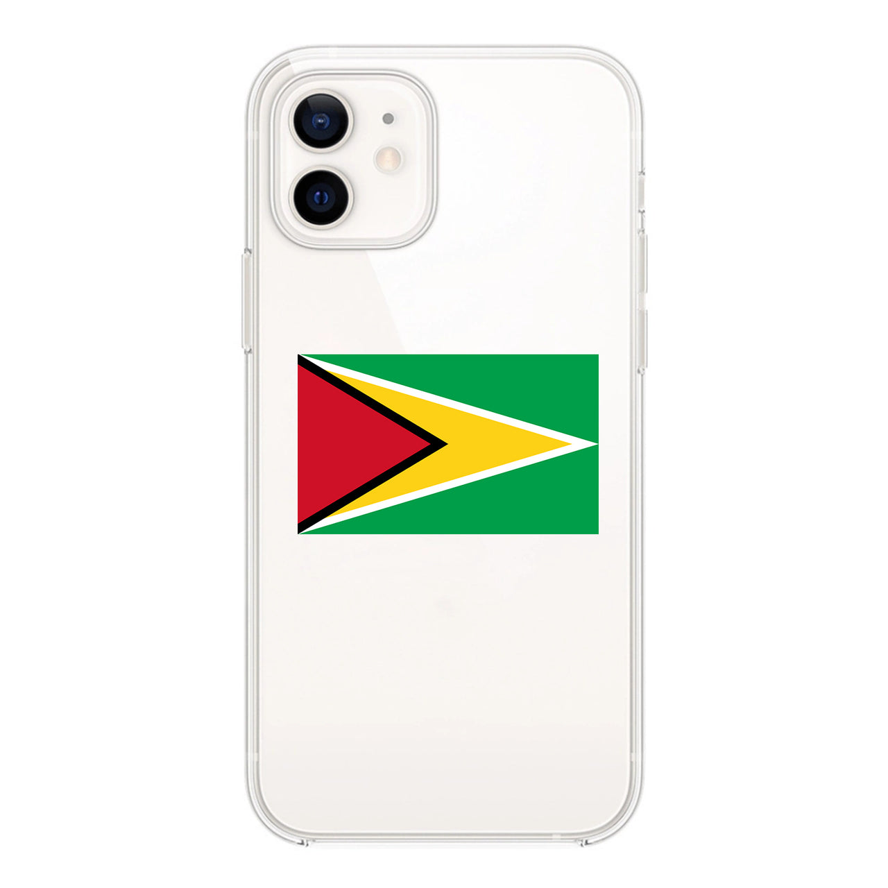 Guyana Designed Transparent Silicone iPhone Cases