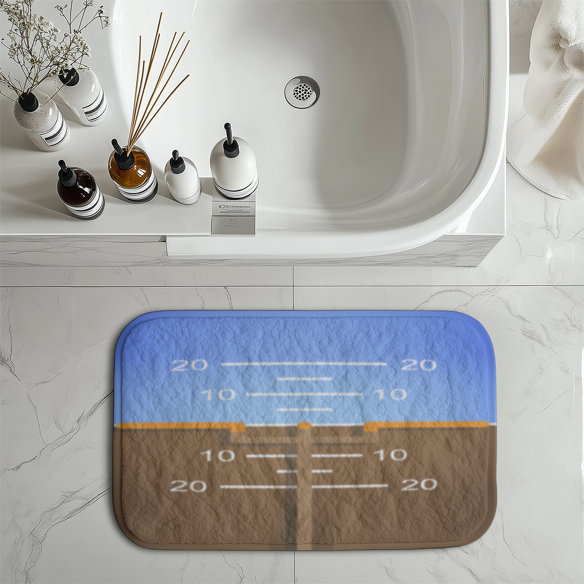 Gyro Horizon Designed Bath Mats