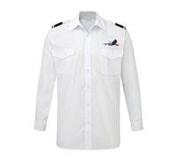 Thumbnail for Multicolor Airplane Designed Long Sleeve Pilot Shirts