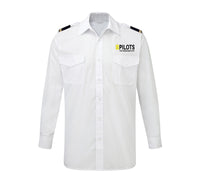 Thumbnail for Pilots They Know How To Fly Designed Long Sleeve Pilot Shirts