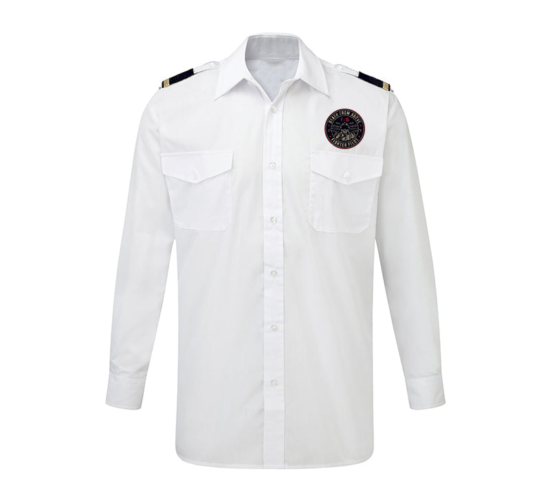 Fighter Jet 16 - Death From Above Designed Long Sleeve Pilot Shirts