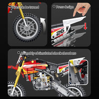Thumbnail for 735Pcs Yamaha off-road For Building Model - view 5