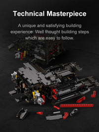 Thumbnail for 3187Pcs1:8 scale sports car For RC Building Blocks Car Model