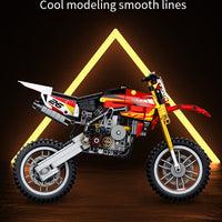 Thumbnail for 735Pcs Yamaha off-road For Building Model - view 4