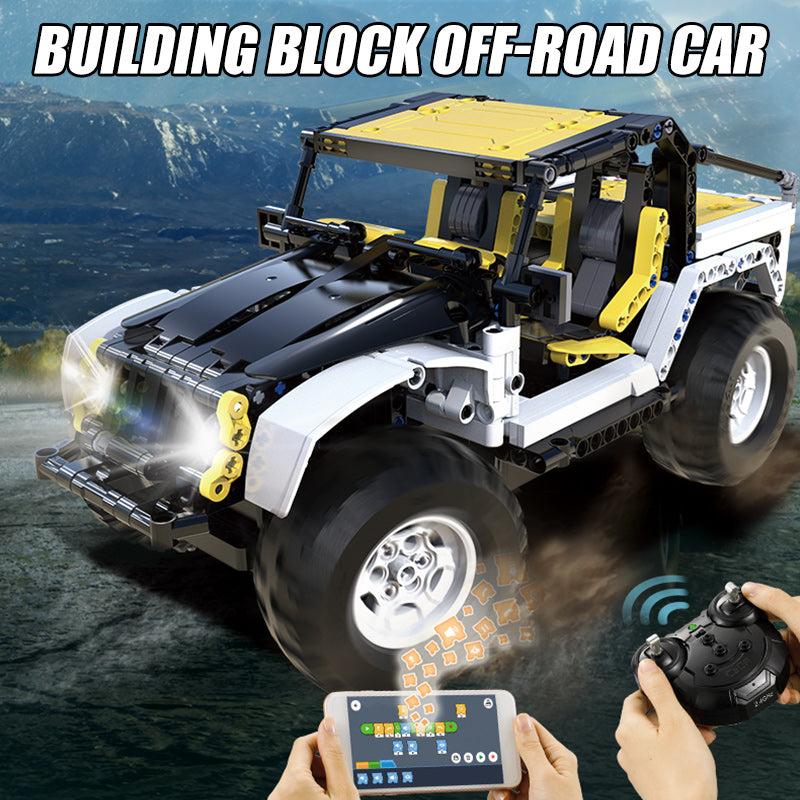 542Pcs Remote Control Car Dual Mode Pioneer For RC Building Blocks Car Model