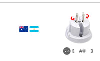 Thumbnail for 3 in 1 travel adapter conversion plug Universal conversion plug for US UK EU AU plug converter Multi-function conversion plug