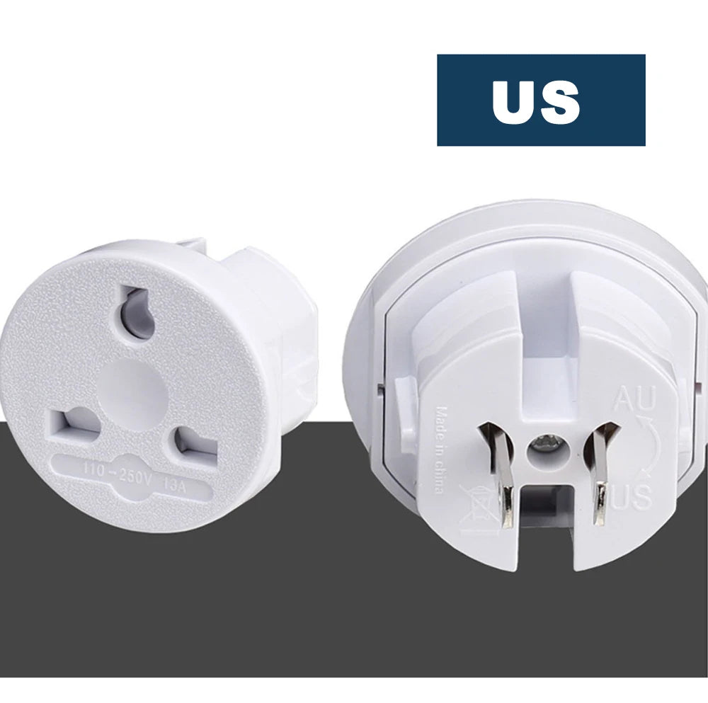3 in 1 travel adapter conversion plug Universal conversion plug for US UK EU AU plug converter Multi-function conversion plug