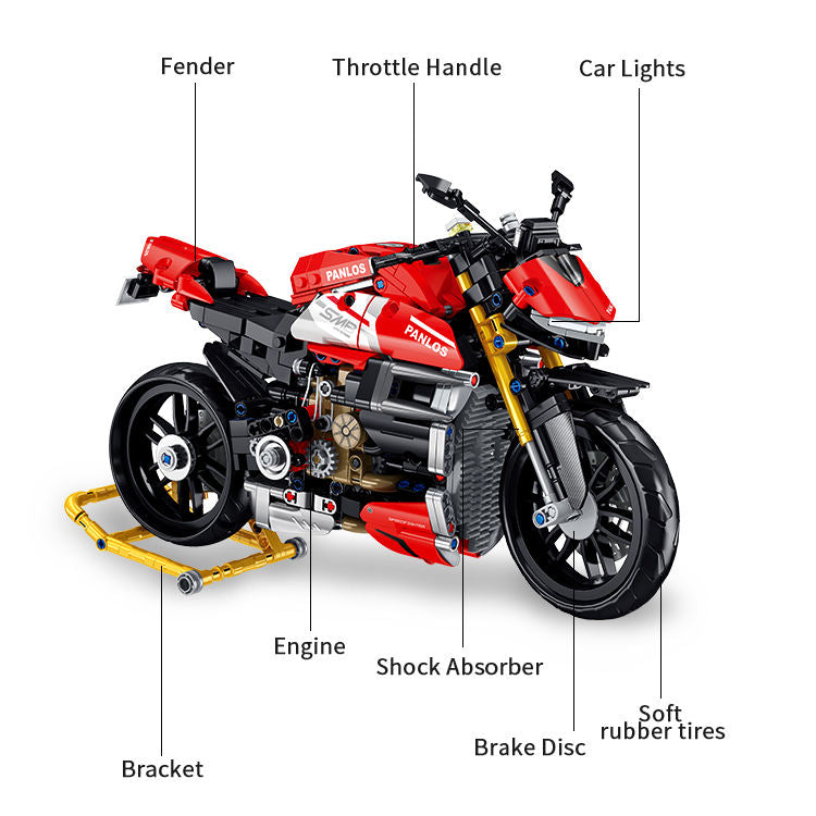 981Pcs Ducati Streetfighter For Model - view 4