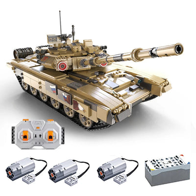 2127PCS T90 Main Battle Tank Set Building Block aviation themed Lego-style model aircraft in ABS plastic.