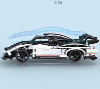 Thumbnail for 456Pcs LED Light High Speed  car For RC Building Blocks Car Model