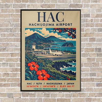 HAC - Poster - Canvas Framed - Beige