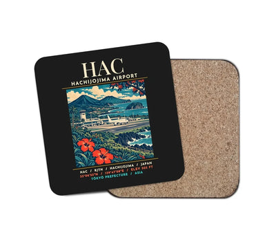 HAC - Poster - Coaster - Black