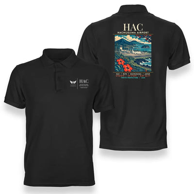 HAC - Poster - Double-Side Polo - Black