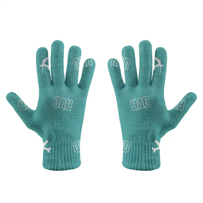 Halmstad Airport (HAD) Gloves - Gloves - Full - Pattern - Turquoise