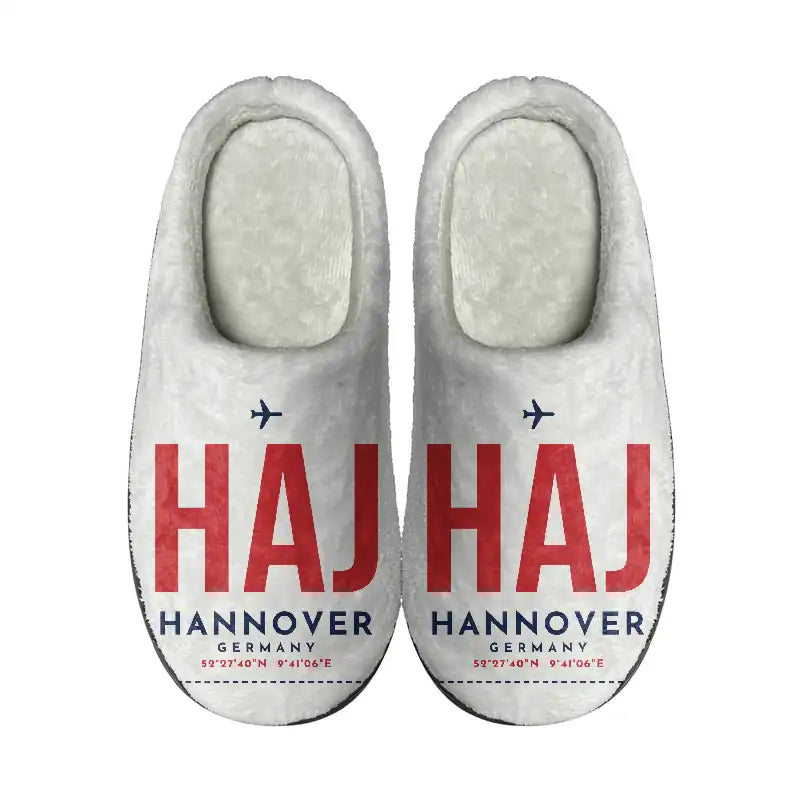 Hannover Airport (HAJ) Slippers & Flip Flops - Slippers - Cotton - Code - Same - White