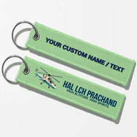 Thumbnail for Cartoon HAL LCH Prachand Aviator Key Chains - Light Green - Personalized
