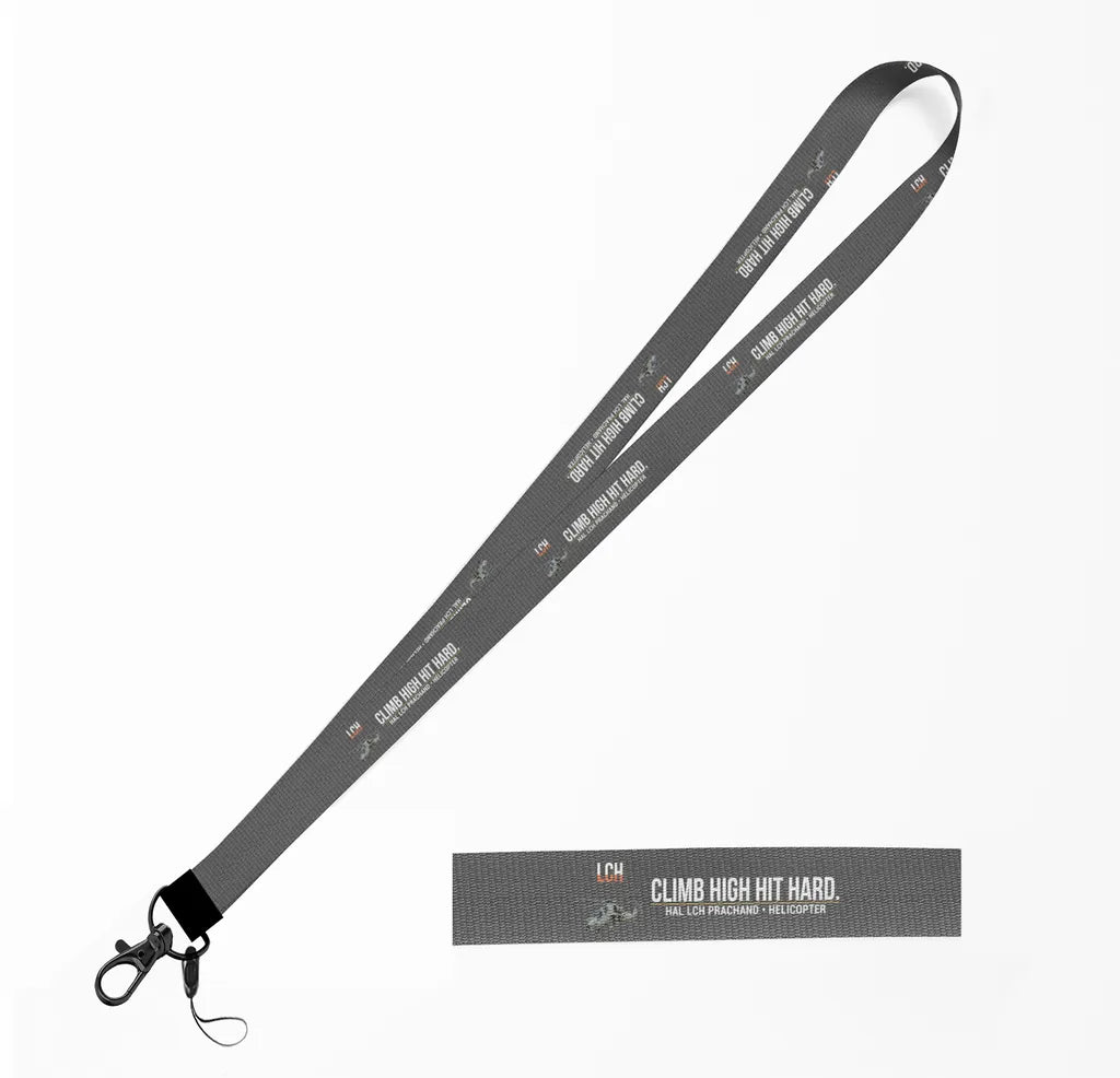 HAL LCH Prachand lanyard - gray