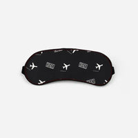 Thumbnail for Hamburg Airport Helmut Schmidt (HAM) Sleep Masks - Sleep Mask - Pattern - Black
