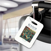 Thumbnail for HANOI - Poster - Luggage Tag - White