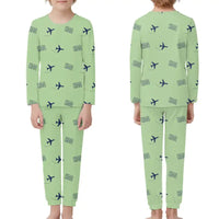 Thumbnail for Hanimaadhoo International Airport (HAQ) Pajamas - Children Pajamas - Light Green