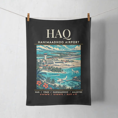 HAQ - Poster - Towel - Black