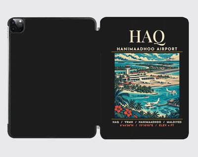 HAQ - Poster - iPad Case - Black