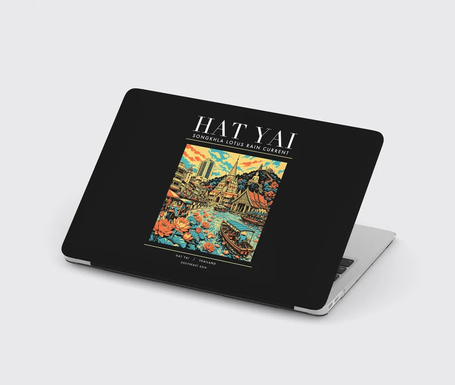 HAT YAI - Poster - MacBook Case - Black
