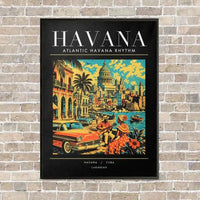 Thumbnail for HAVANA - Poster - Canvas Framed - Black