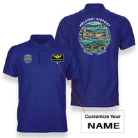 Thumbnail for HEL - Badge - Double-Side Polo - Blue + Name
