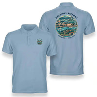 Thumbnail for HEL - Badge - Double-Side Polo - Light Blue