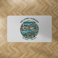 Thumbnail for Helsinki Airport (HEL) Carpets - Carpet Rectangle - Badge - Light Gray V2