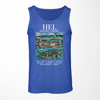 Thumbnail for HEL - Poster - Tank Top - Blue