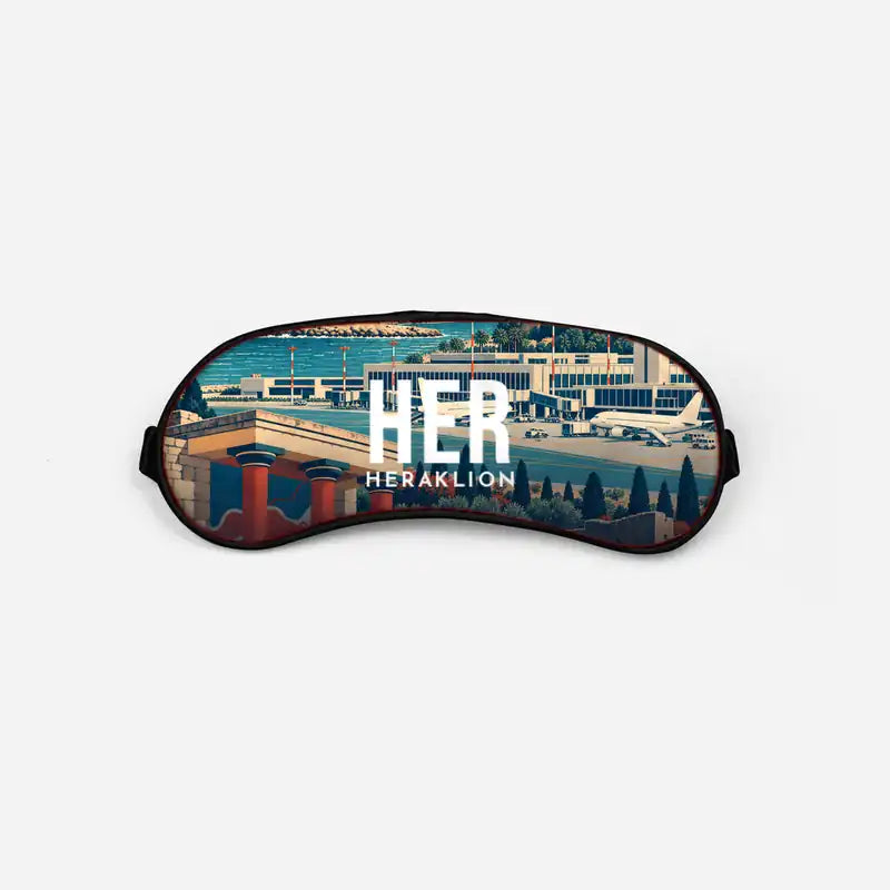 Heraklion International Airport “Nikos Kazantzakis” (HER) Sleep Masks - Sleep Mask - Scene