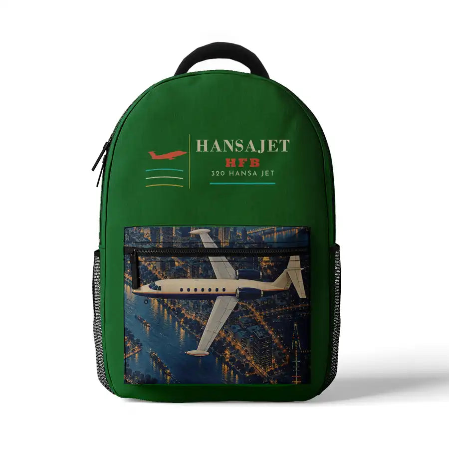 HFB 320 Hansa Jet - 3D Backpack - Green