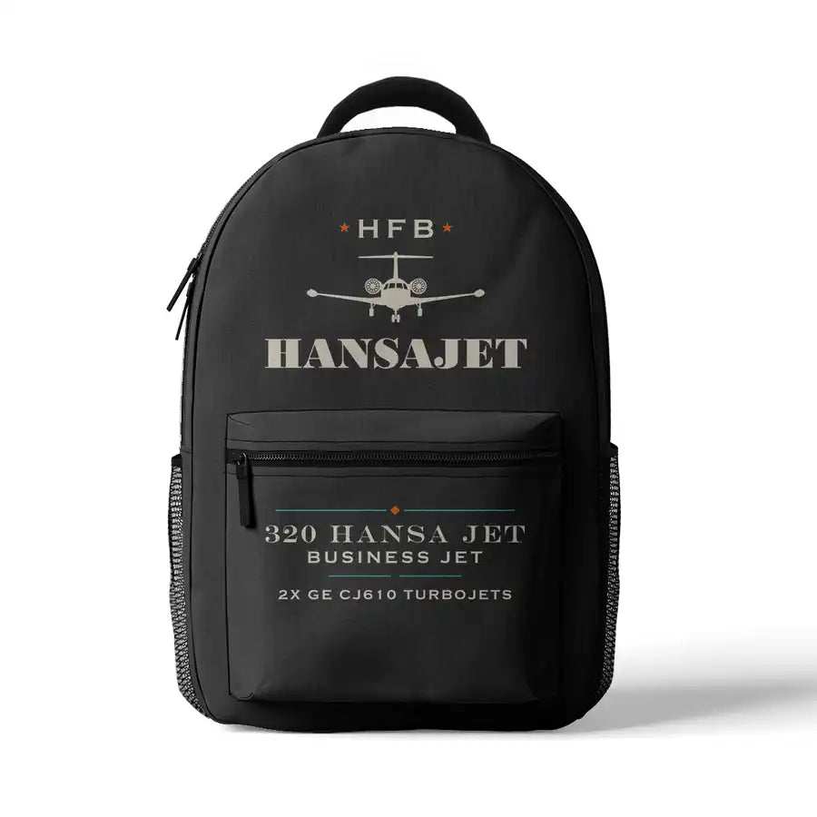 HFB 320 Hansa Jet - 3D Backpack - Heritage - Gray