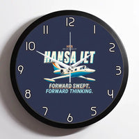 Thumbnail for HFB 320 Hansa Jet - Cartoon - Framed - Navy Blue