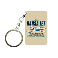 Thumbnail for HFB 320 Hansa Jet - Cartoon - Key Chain - Beige