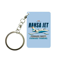 Thumbnail for HFB 320 Hansa Jet - Cartoon - Key Chain - Light Blue