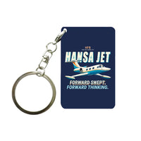 Thumbnail for HFB 320 Hansa Jet - Cartoon - Key Chain - Navy Blue