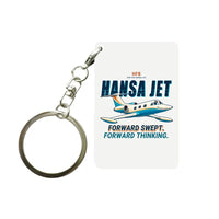 Thumbnail for HFB 320 Hansa Jet - Cartoon - Key Chain - White