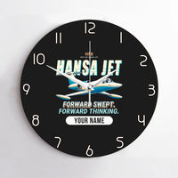 Thumbnail for HFB 320 Hansa Jet - Cartoon + Name - No Frame - Black